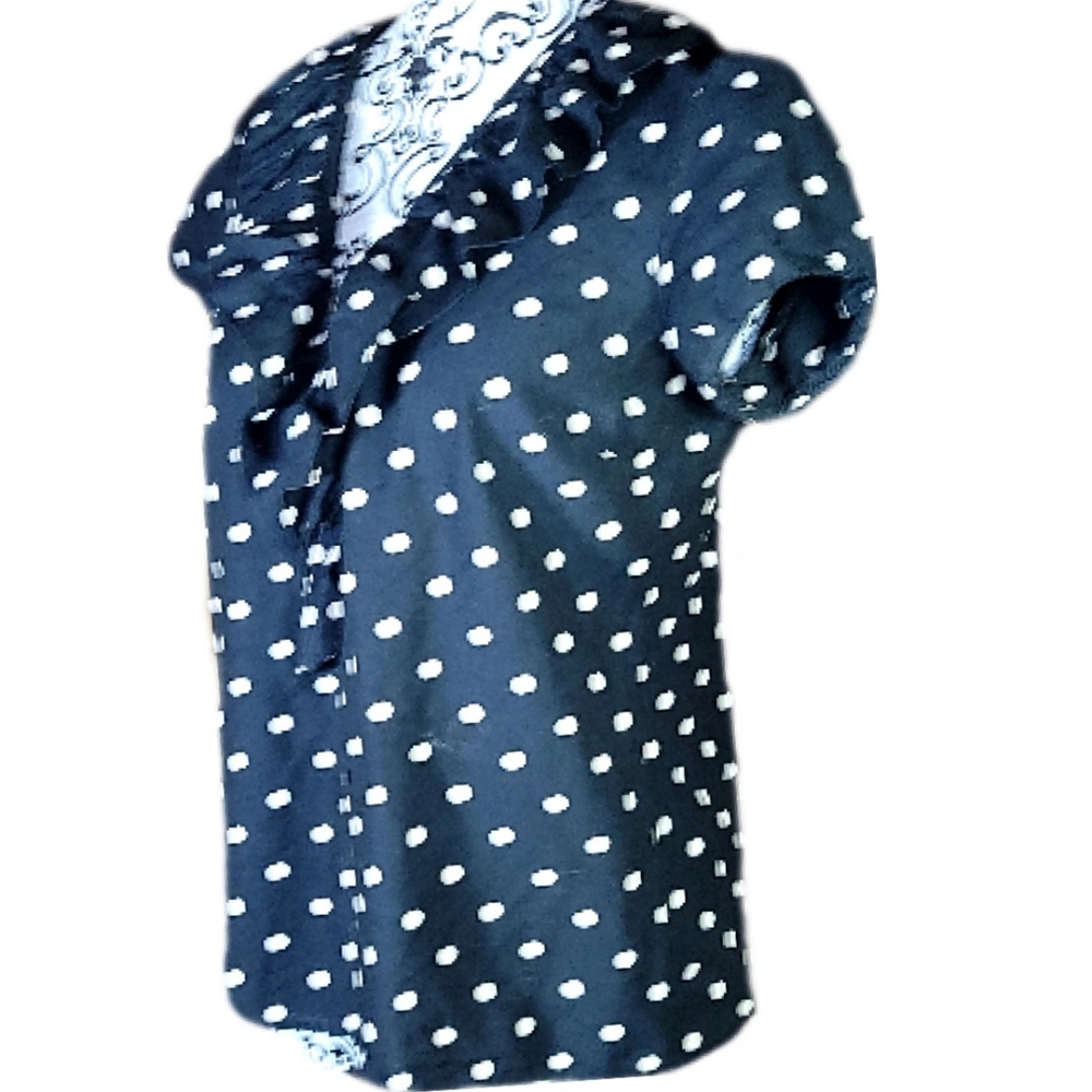 Moschino Polka-Dot Blouse Basic - image 2